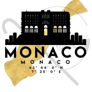 تابلو دیواری شهر موناکو