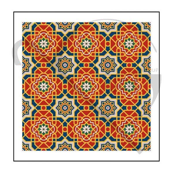 چاپ روی کاشی طرح سنتی اسلیمی