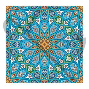 چاپ کاشی مدل سنتی ایرانی